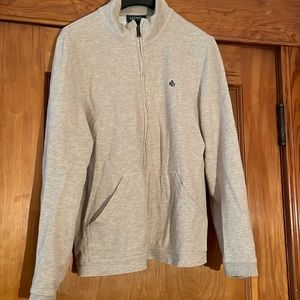 Lauren Ralph Lauren women’s zip up jacket sz large with elbow patches